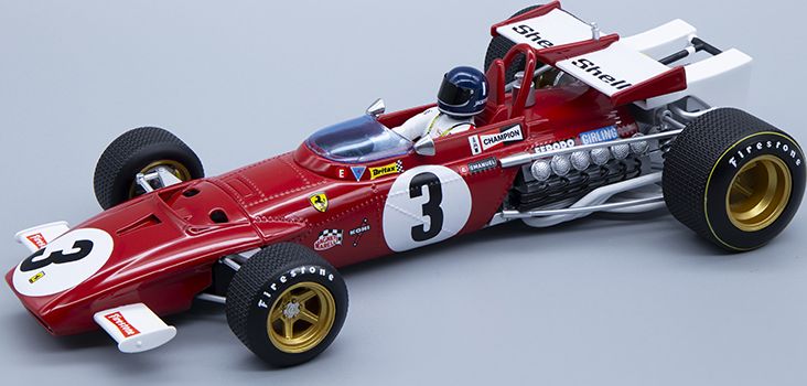 Ferrari 312B 1970 Winner GP Mexico #3 Jacky Ickx W/Driver Figure - John ...